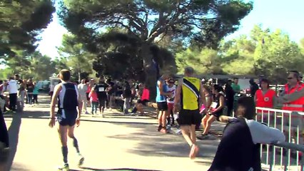 L'arrivée au sprint d'Omar Ait Amer et ses premières réactions.