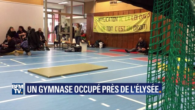 Assaut de Saint-Denis : toujours pas relogés, des anciens locataires de l’immeuble occupent un gymnase près de l’Elysée