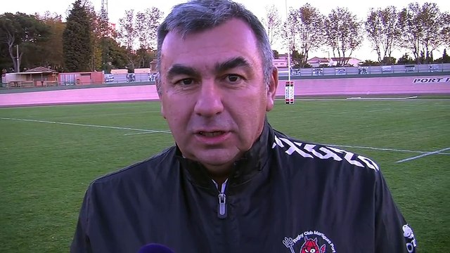 Le président du Rugby Club Martigues Port de Bouc Yves Pontal