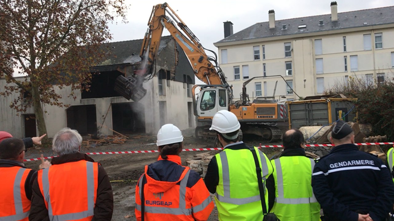 Premiers travaux pour la nouvelle caserne de ge...