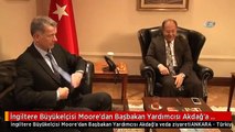 İngiltere Büyükelçisi Moore'dan Başbakan Yardımcısı Akdağ'a Veda Ziyareti