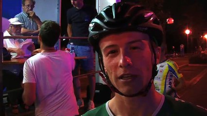 Les premières impressions de Tristan Delacroix après sa victoire au sprint.