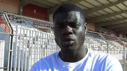 Le défenseur du FC Martigues Loîc Kouagba