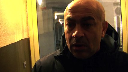Le coach martégal Farid Fouzari, forcément déçu par le résultat.