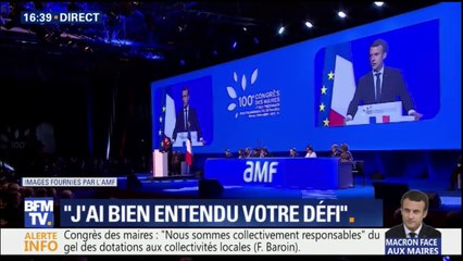 Macron devant les maires : "J'ai besoin de vous"