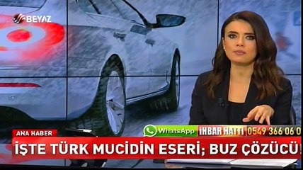 İşte Türk mucidin eseri; buz çözücü!