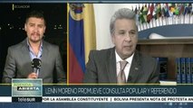 Pdte. ecuatoriano impulsa reformas a través de consulta popular