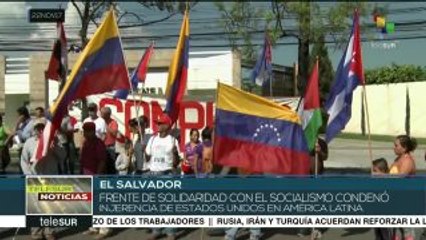 Download Video: El Salvador: Fessal exige a EE.UU. respetar soberanía de los pueblos