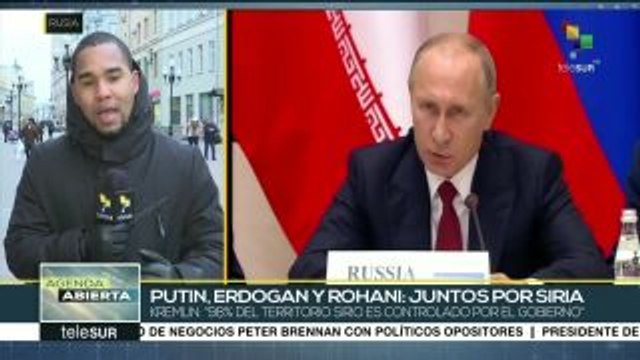 Pdtes. de Rusia, Irán y Turquía debaten por una solución para Siria