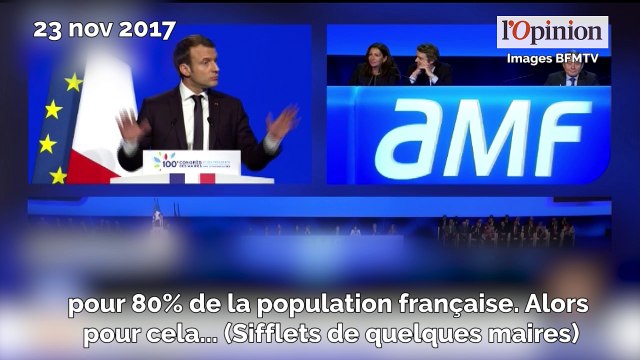 Taxe d'habitation: Macron lance une piste et rassure les maires