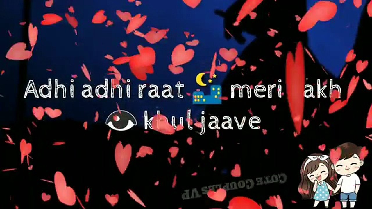 30 Second Whats App Love Status -Adhi Adhi Raat- Bilal Saeed