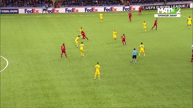 1-2 Cédric Bakambu Goal UEFA Europa League Group A - 23.11.2017 FC Astana 1-2 Villarreal CF