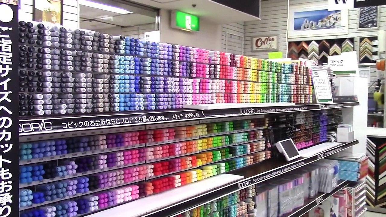 BEST COPIC MARKER SHOPPING STORE TOKYO Japan art supplies haul Copic