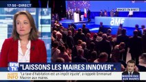 Emmanuel Macron s'exprime devant les maires (1/2)