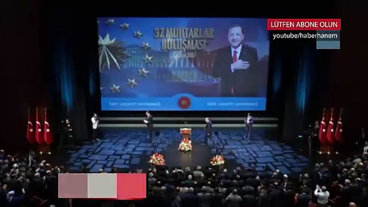ERDOĞAN AÇIKLADI SALON KOPTU