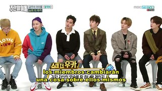 [SUB ESPAÑOL] Weekly Idol E330 parte2 22-11-2017 Block B Taeil (태일), B-Bomb (비범), Jaehyo (재효), U-Kwon (유권), Park Kyung (