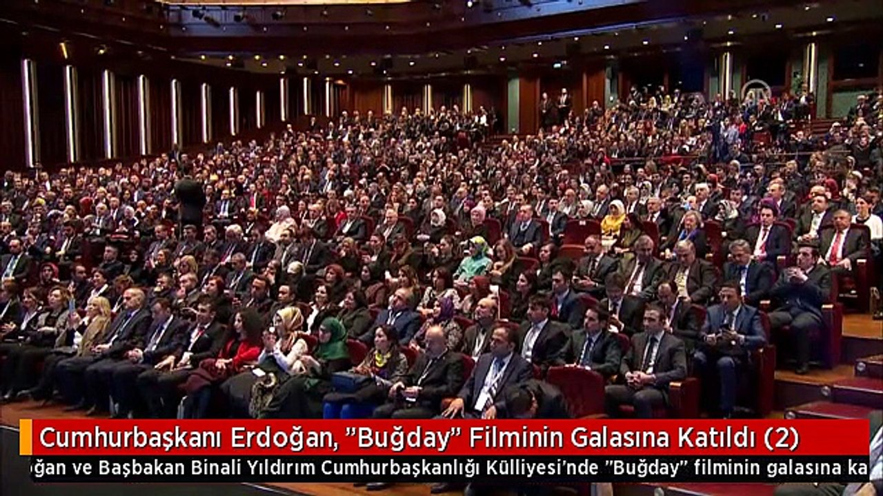 Cumhurbaşkanı Erdoğan, "Buğday" Filminin Galasına Katıldı (2)
