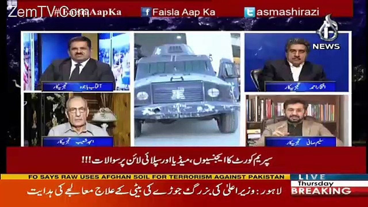 Khadim Hussian Main Agar Taqat Hai To Aglay Election Main Saza Dedein Nawaz Sharif Aur...-Saleem Safi