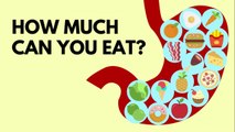 How much can you eat before your stomach explodes?