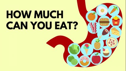 How much can you eat before your stomach explodes?