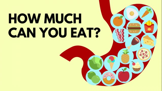 How much can you eat before your stomach explodes?