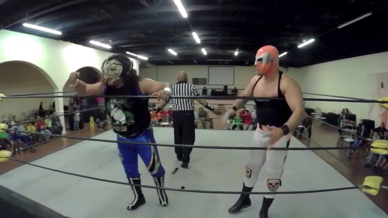 Psicosis Jr, Mascara Magica, & Tony Tejano vs Blue Angel, Pantera Blanca, & Coloso Jr