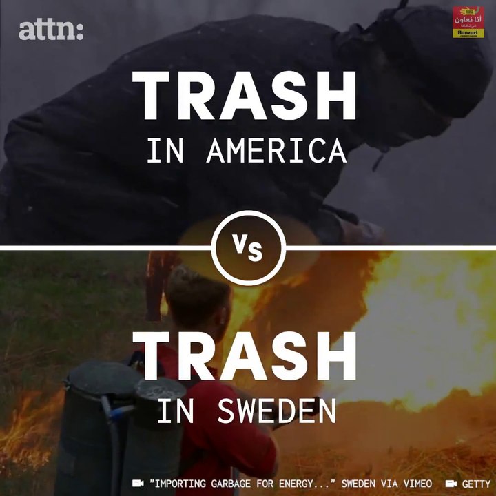 Trash in America Vs. Trash in Sweden