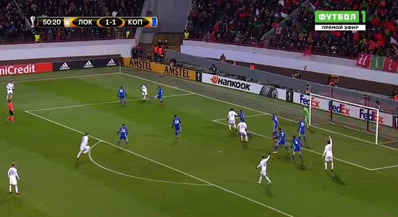 Jefferson Farfan  Goal HD - 	 Lokomotiv Moscow	2-1	FC Copenhagen 23.11.2017