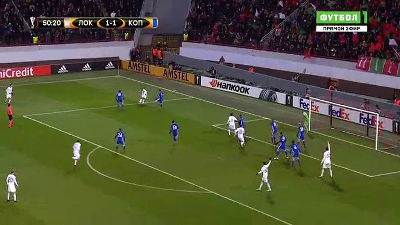 Jefferson Farfan  Goal HD - 	 Lokomotiv Moscow	2-1	FC Copenhagen 23.11.2017