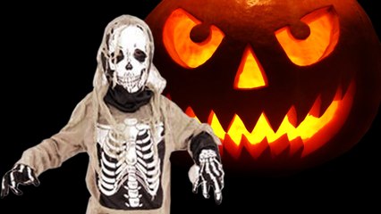 Child dressed as Witch make Halloween Prank Kids Zombie Prank for Kids