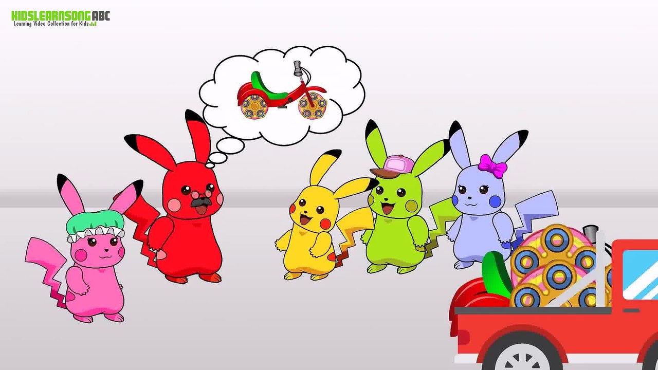 Learning Video Collection for Kids - Mega Pikachu Baby Eat Chili - KidsLearnSongABC
