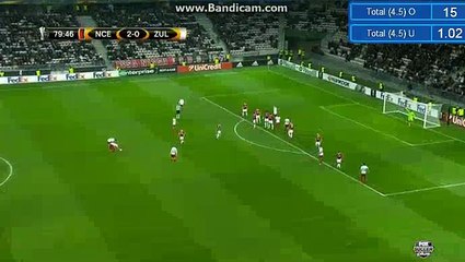 Brian Hamalanien Euro Goal HD - OGC Nice 2-1 Zulte Wargen 23.11.2017