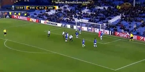 Petagna A. Goal HD - Everton 0-1 Atalanta 23.11.2017