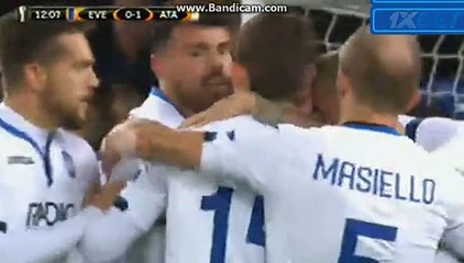 Andrea Petagna Goal - Everton 0-1 Atalanta 23.11.2017