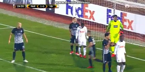 Nicolas Ngamaleu Goal - FK Paritzan 1-1 Young Boys 23.11.2017