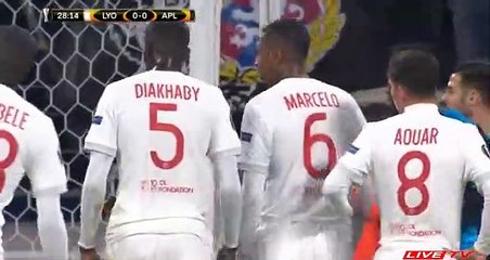Mouctar Diakhaby  Goal HD - Lyon	1-0	Apollon 23.11.2017