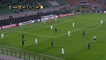 Milan - Austria Wien 3-1 GOAL Cutrone Europa League 23-11-2017