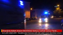 Elazığ'da Askeri Aracın Devrilmesi Sonucu Uzman Çavuş Faruk Barut Şehit Oldu