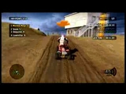 Waypoint dans MX vs ATV sur xbox 360