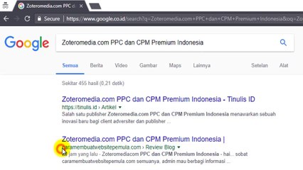 Zoteromedia.com PPC dan CPM Premium Indonesia