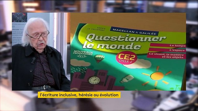 Vidéo. L'écriture inclusive est inutile