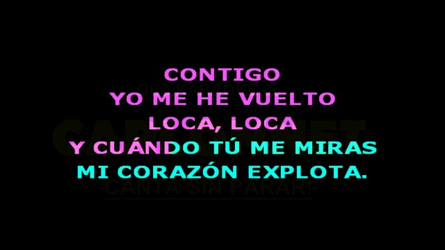 Loca - Maité Perroni ft Cali & El Dandee (Karaoke)