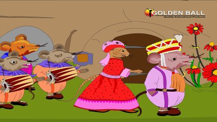 Hindi Balgeet - Aaj Itwar Hai Chuhe Ki Baraat Hai - Hindi Rhymes - Hindi Kids Songs