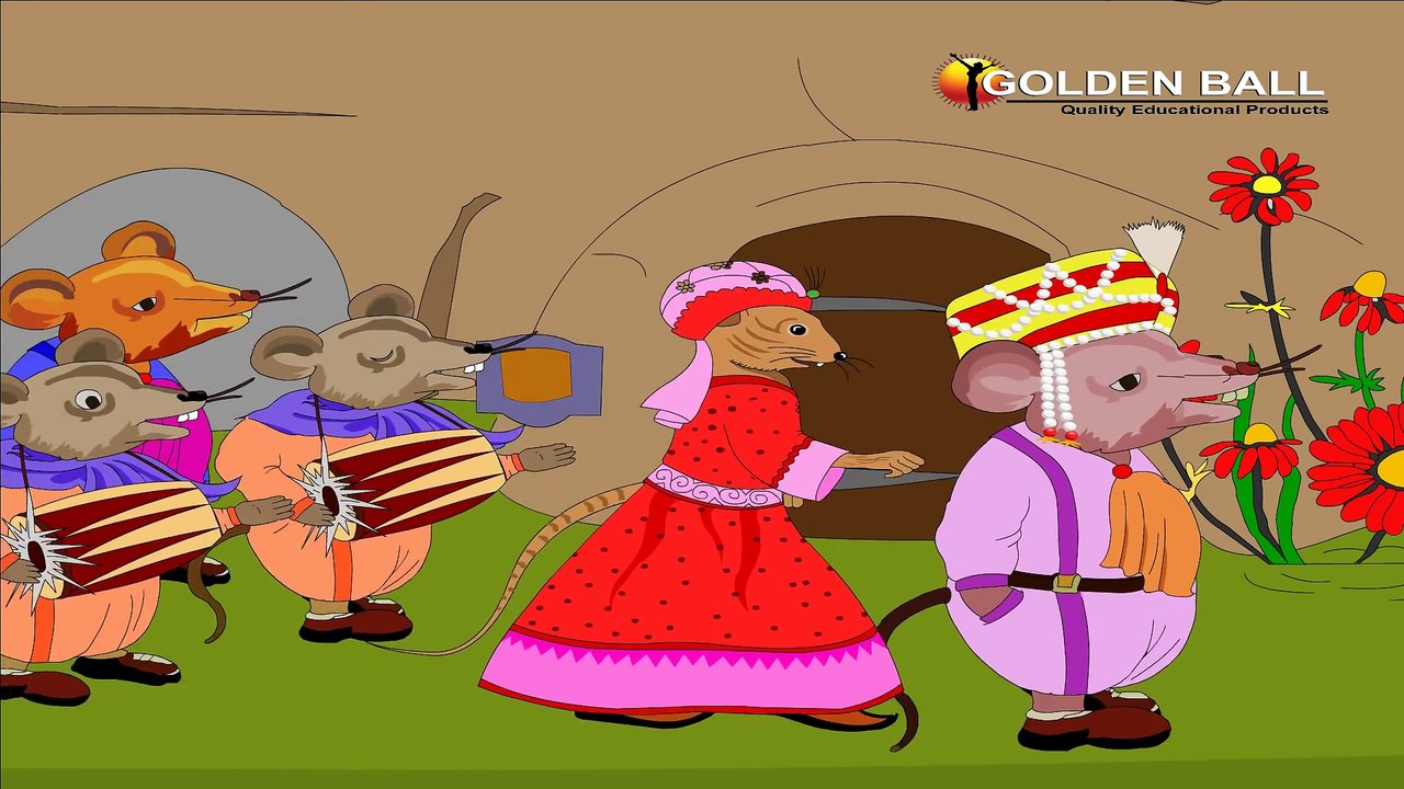 Hindi Balgeet - Aaj Itwar Hai Chuhe Ki Baraat Hai - Hindi Rhymes - Hindi Kids Songs