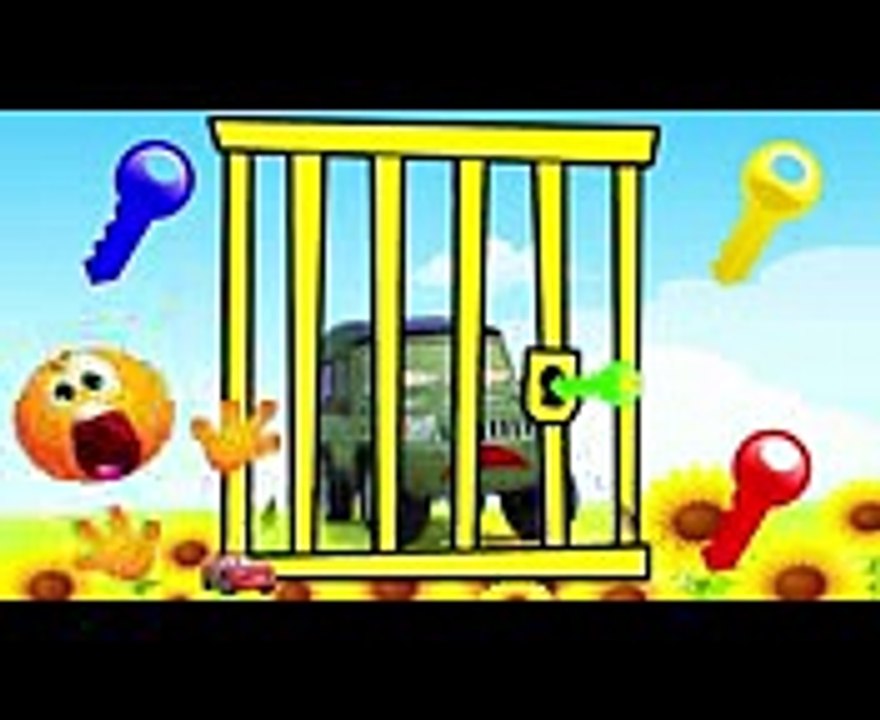 Lightning Mcqueen Wrong Colors Key - Learn Colors for Kids with Cars