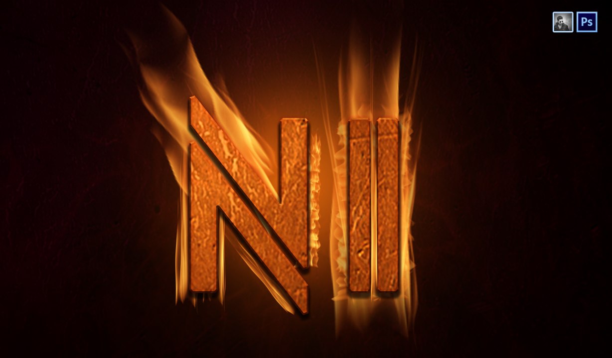 Fiery Text Effects Tutorial | Photoshop CC 2015 | Ju Joy Design Bangla | By Ibru