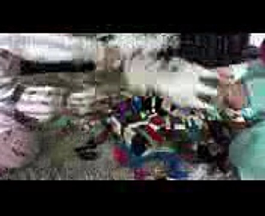 Bad Baby Twins - Real Life Poop Diaper & Food Fight, Whip Cream Pie  Kate and Lilly vs Bad Dad