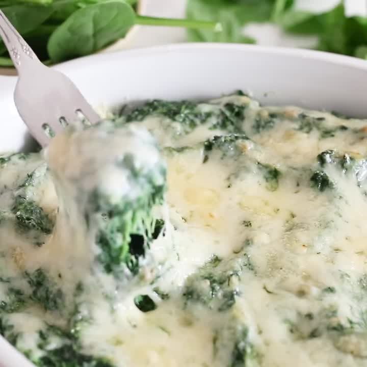 Makeover Spinach Gratin