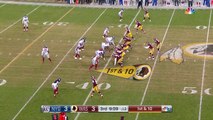 Washington Redskins wide receiver Jamison Crowder gets open and uses speed to jet 33-yards up the field