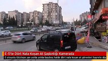 E-5'te Dört Nala Koşan At Şaşkınlığı Kamerada